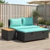  Kültéri kanapé szett 4-Ülőhelyek száma 4 pcs 55 x 30 x 39 cm