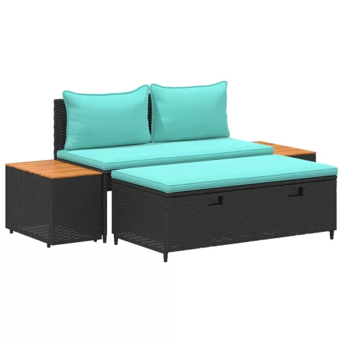  Kültéri kanapé szett 4-Ülőhelyek száma 4 pcs 55 x 30 x 39 cm
