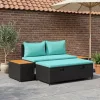  Kültéri kanapé szett 4-Ülőhelyek száma 4 pcs 55 x 30 x 39 cm