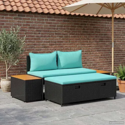  Kültéri kanapé szett 4-Ülőhelyek száma 4 pcs 55 x 30 x 39 cm