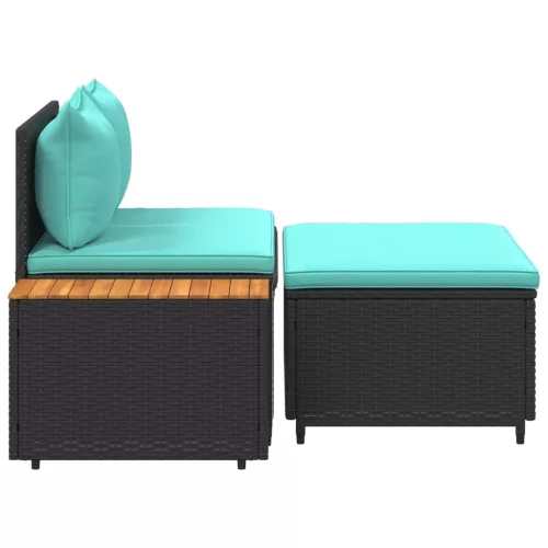 Kültéri kanapé szett 4-Ülőhelyek száma 4 pcs 55 x 30 x 39 cm