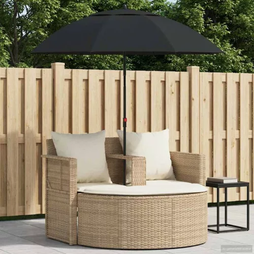  Kerti kanapé párnával 8 pcs Beige és Krémszínű polirattan