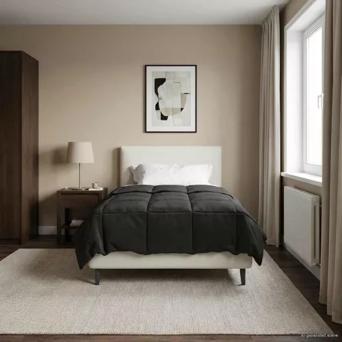  Nyári Takarmány Sövényes Antracit 135 x 200 cm Mikroszál