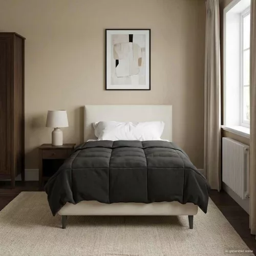  Nyári Takarmány Sövényes Antracit 155 x 200 cm Mikroszál