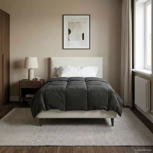  Nyári Takarmány Sövényes Antracit 155 x 220 cm Mikroszál