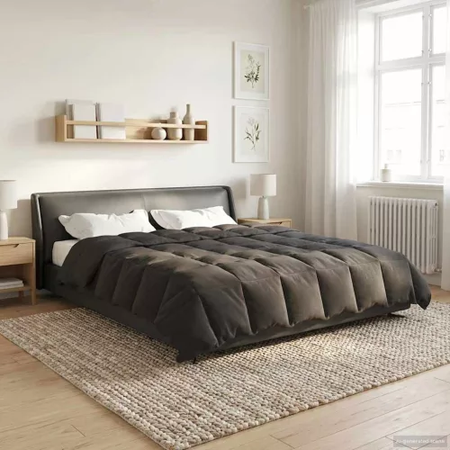  Nyári Takarmány Sövényes Antracit 200 x 220 cm Mikroszál