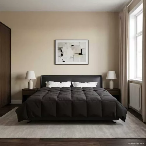  Nyári Takarmány Sövényes Antracit 220 x 260 cm Mikroszál