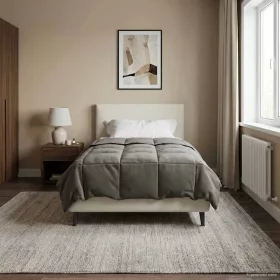    Nyári Takarmány Sövényes Világosszürke 155 x 200 cm Mikroszál