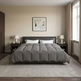    Nyári Takarmány Sövényes Világosszürke 200 x 200 cm Mikroszál