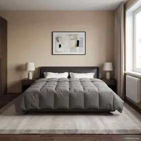    Nyári Takarmány Sövényes Világosszürke 200 x 240 cm Mikroszál