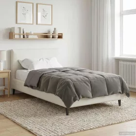    Nyári Takarmány Sövényes Világosszürke 140 x 220 cm Mikroszál