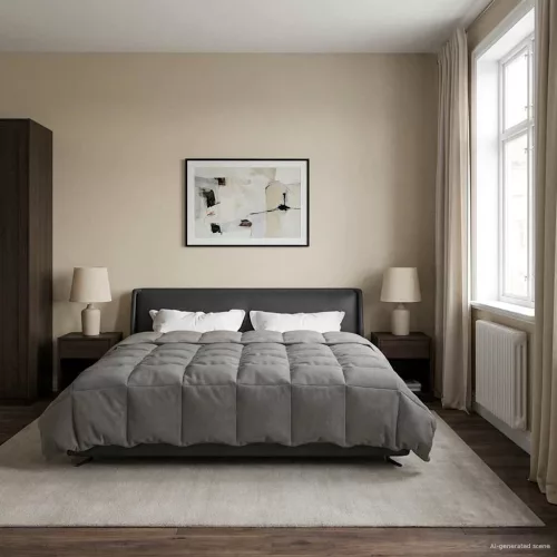  Nyári Takarmány Sövényes Világosszürke 200 x 220 cm Mikroszál