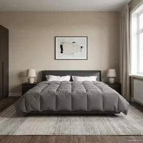    Nyári Takarmány Sövényes Világosszürke 220 x 260 cm Mikroszál