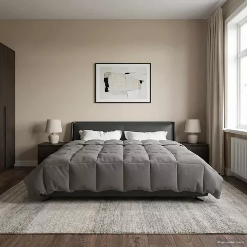  Nyári Takarmány Sövényes Világosszürke 220 x 260 cm Mikroszál
