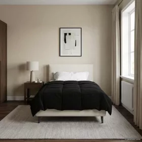  Nyári Takarmány Sövényes Fekete 155 x 220 cm Mikroszál
