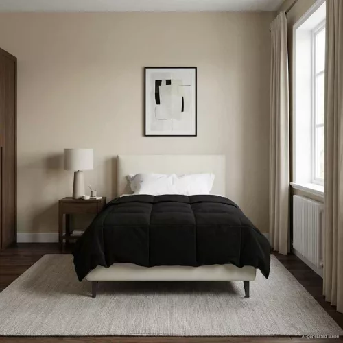  Nyári Takarmány Sövényes Fekete 155 x 220 cm Mikroszál
