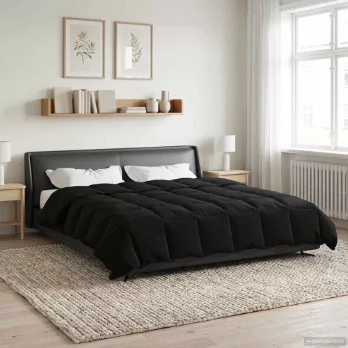  Nyári Takarmány Sövényes Fekete 220 x 260 cm Mikroszál