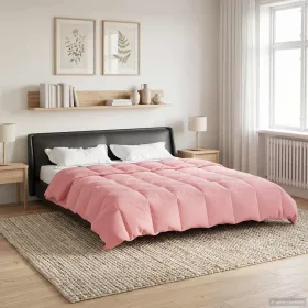    Nyári Takarmány Sövényes Rózsaszín 200 x 220 cm Mikroszál