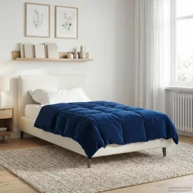    Nyári Takarmány Sövényes Sötét kék 135 x 220 cm Mikroszál
