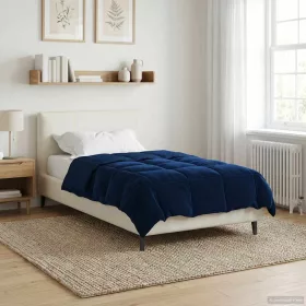    Nyári Takarmány Sövényes Sötét kék 140 x 220 cm Mikroszál