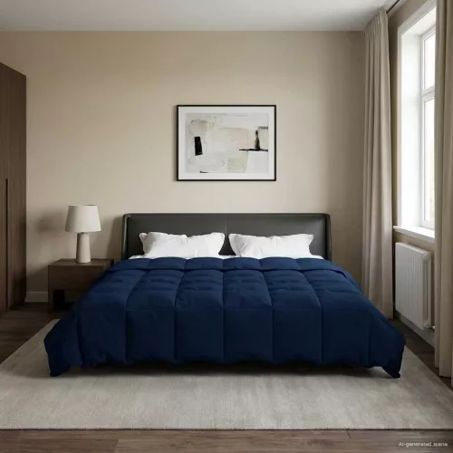  Nyári Takarmány Sövényes Sötét kék 200 x 220 cm Mikroszál