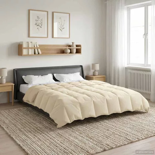  Nyári Takarmány Sövényes Krém 200 x 240 cm Mikroszál