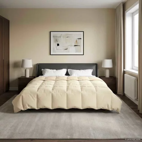  Nyári Takarmány Sövényes Krém 200 x 240 cm Mikroszál