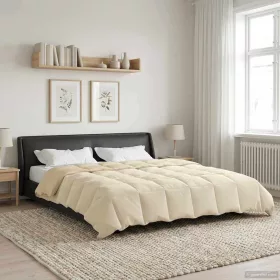  Nyári Takarmány Sövényes Krém 200 x 220 cm Mikroszál