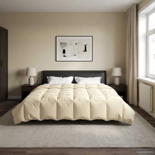  Nyári Takarmány Sövényes Krém 200 x 220 cm Mikroszál