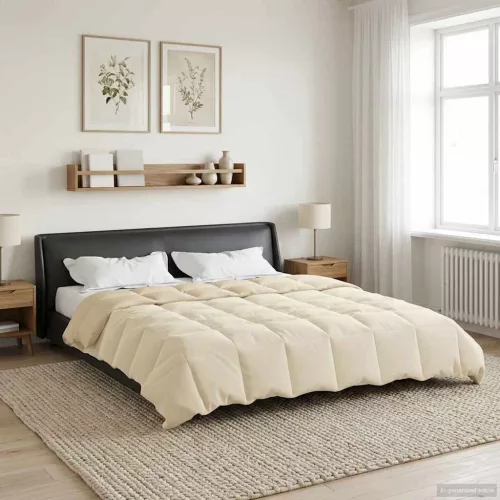  Nyári Takarmány Sövényes Krém 220 x 260 cm Mikroszál