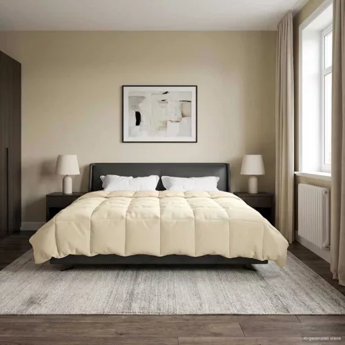  Nyári Takarmány Sövényes Krém 240 x 260 cm Mikroszál