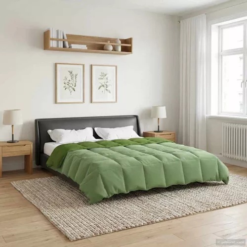  Teljes éves takaró Sövényes Zöld 200 x 240 cm Mikroszál