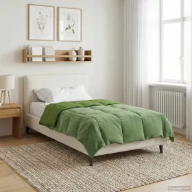    Teljes éves takaró Sövényes Zöld 135 x 220 cm Mikroszál