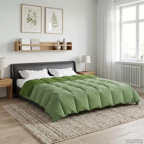  Teljes éves takaró Sövényes Zöld 200 x 220 cm Mikroszál