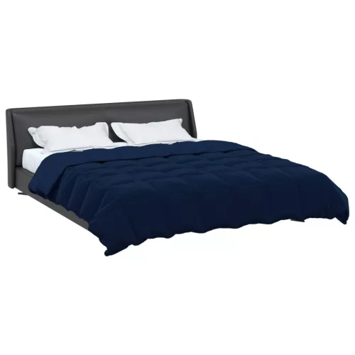  Teljes éves takaró Sövényes Sötét kék 240 x 260 cm Mikroszál