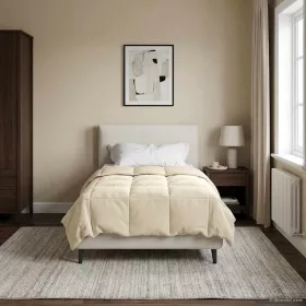   Teljes éves takaró Sövényes Krém 140 x 200 cm Mikroszál