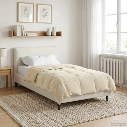  Teljes éves takaró Sövényes Krém 140 x 220 cm Mikroszál