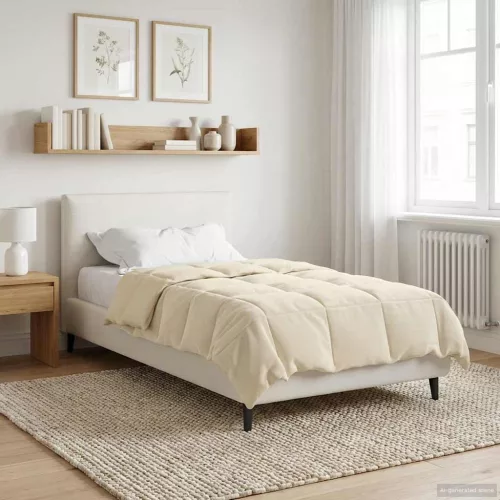  Teljes éves takaró Sövényes Krém 155 x 220 cm Mikroszál