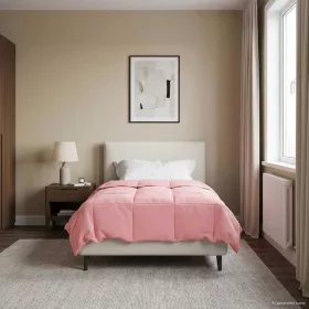    Téli takaró Sövényes Rózsaszín 135 x 220 cm Mikroszál