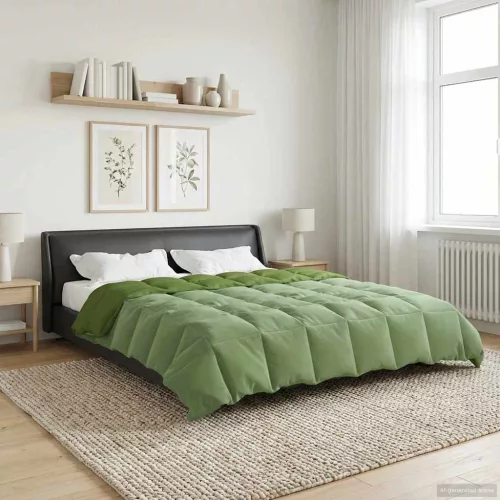  Téli takaró Sövényes Zöld 200 x 200 cm Mikroszál
