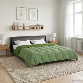  Téli takaró Sövényes Zöld 220 x 240 cm Mikroszál