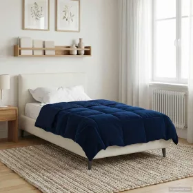    Téli takaró Sövényes Sötét kék 140 x 220 cm Mikroszál