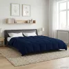  Téli takaró Sövényes Sötét kék 240 x 260 cm Mikroszál