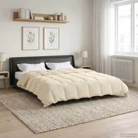  Téli takaró Sövényes Krém 200 x 240 cm Mikroszál