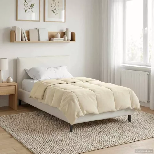  Téli takaró Sövényes Krém 135 x 220 cm Mikroszál