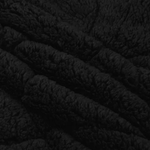  Nyári Takarmány Fekete 140 x 200 cm Mikroszálas és Teddy plüss