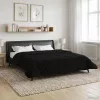  Nyári Takarmány Fekete 200 x 200 cm Mikroszálas és Teddy plüss