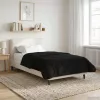  Nyári Takarmány Fekete 135 x 200 cm Mikroszálas és Teddy plüss