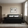  Nyári Takarmány Fekete 220 x 260 cm Mikroszálas és Teddy plüss