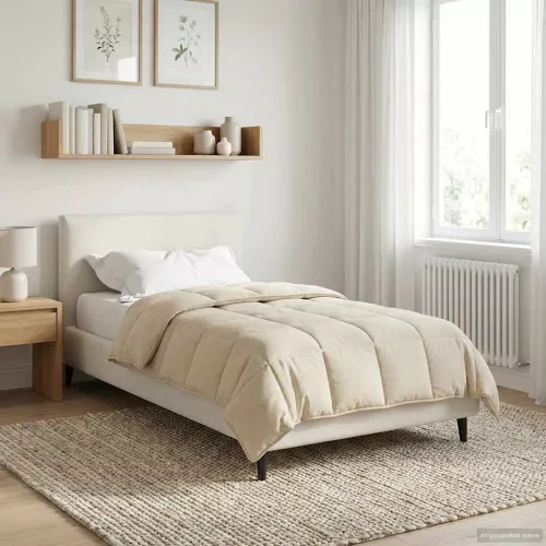  Nyári Takarmány Krém 135 x 200 cm Mikroszálas és Teddy plüss